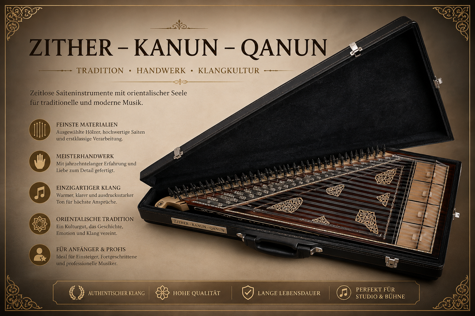 Kanun / Qanun – Orientalische Zither category icon/image